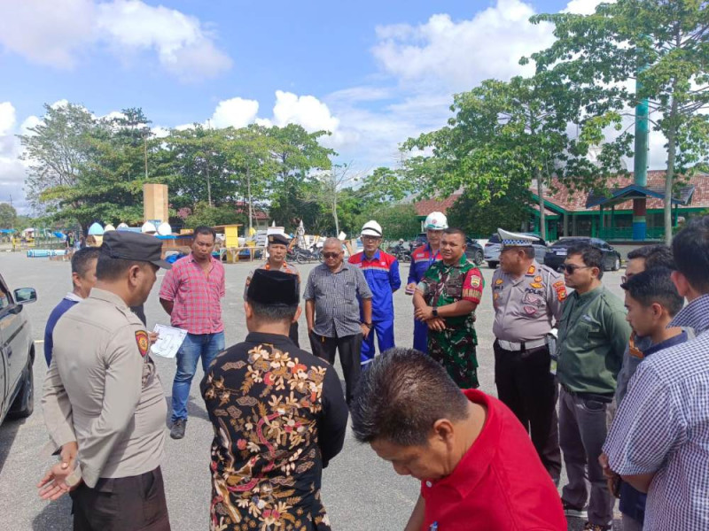 Melalui Cooling System, Polsek Minas Aktif Ajak Warga Minas Jaga Kamtibmas Jelang Pilkada