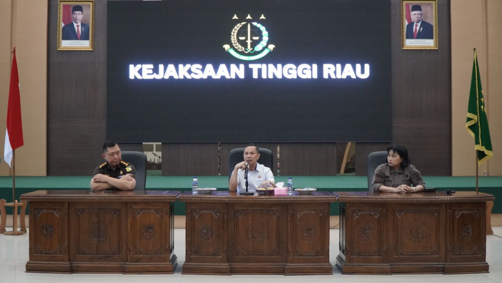 Jamwas Kejagung Kunker ke Kejati Riau