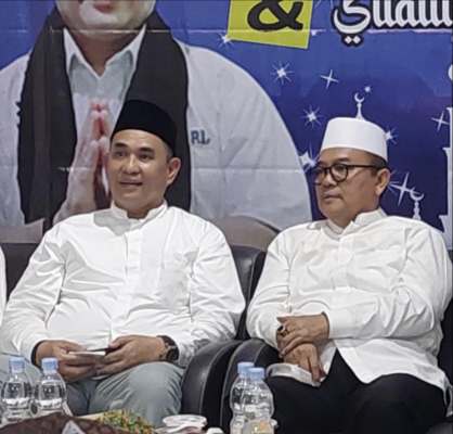 Mantan Gubernur Riau Bukber bersama PWI, Zulmansyah Sekedang Bantah Miliki Kebun Sawit
