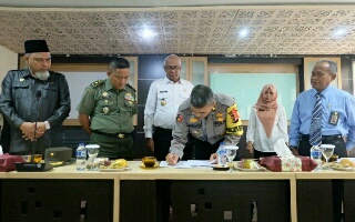 Pemkab Inhil dan Forkopimda Nyatakan Sikap Bersama Tolak Aksi Teror