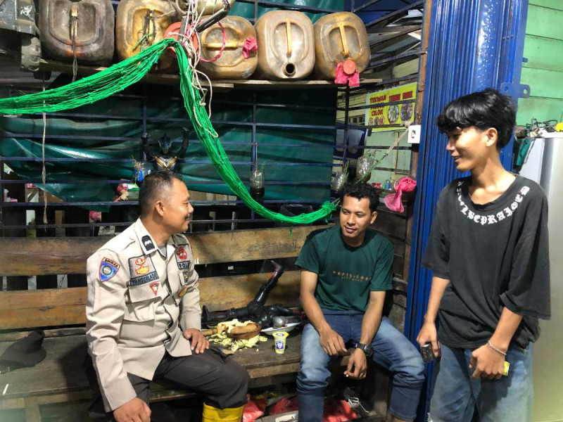 Polsek Pulau Burung Minta Masyarakat Tidak Terprovokasi Isu Hoax Pilkada 2024