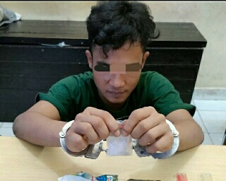 Reskrim Polsek Koto Gasib Amankan Satu Pelaku Terkait Kepemilikan Sabu