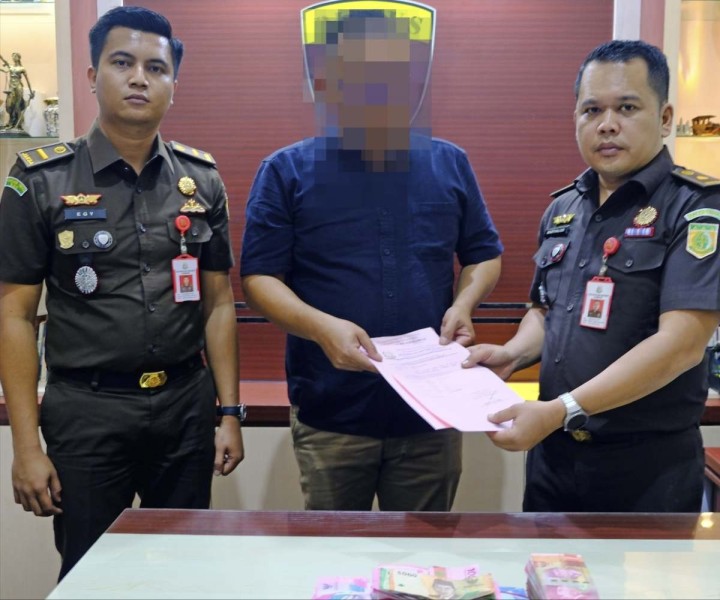 Kasus Korupsi BOK Puskesmas Rumbio Jaya Kampar, Mantan Bendahara  Serahkan Denda dan Kerugian Negara