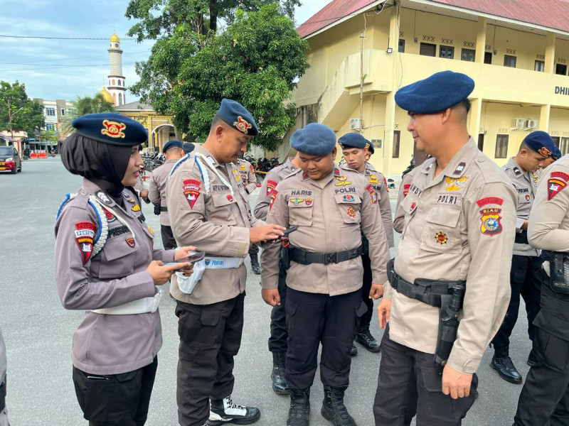 Cegah Judol, Seluruh HP Anggota Brimob Polda Riau Kena Periksa