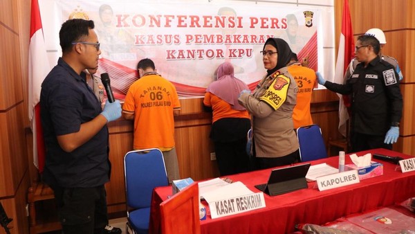 Polisi Amankan Dalang Pembakaran Kantor KPU Buru Maluku, Ini Perannya