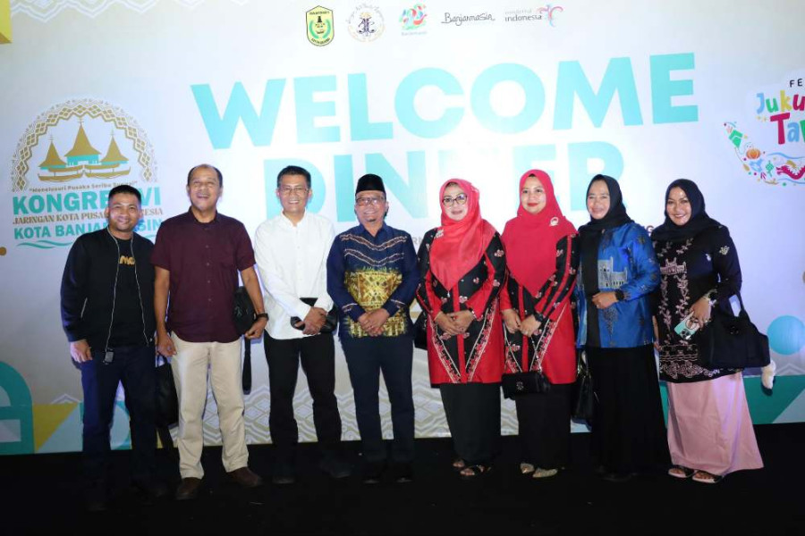 Hadiri Welcome Dinner Kongres ke-6 JKPI Banjarmasin, Sekda Arfan: Perkuat Peran Siak di Kancah Nasional