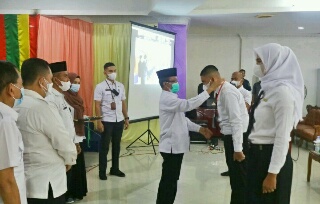 Asisten Administrasi Umum Setda Kabupaten Siak Buka Pelatihan Dasar CPNS