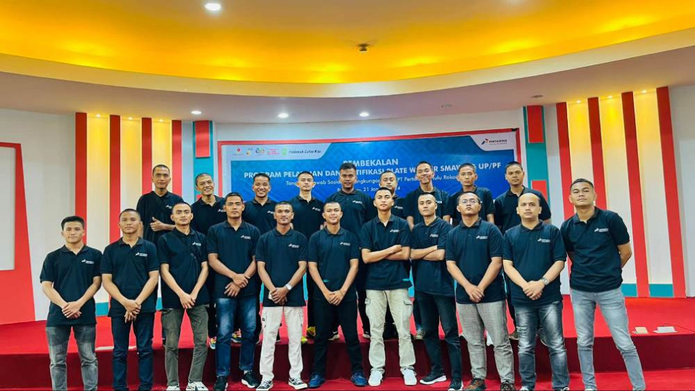 Pelatihan Vokasi Juru Las PHR Jadikan Pemuda Riau Siap Kerja