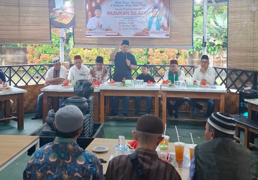 DPD Pasukan 08 Riau Gelar Buka Puasa Bersama serta Serahkan Santunan dan Makanan Berbuka untuk Panti Asuhan