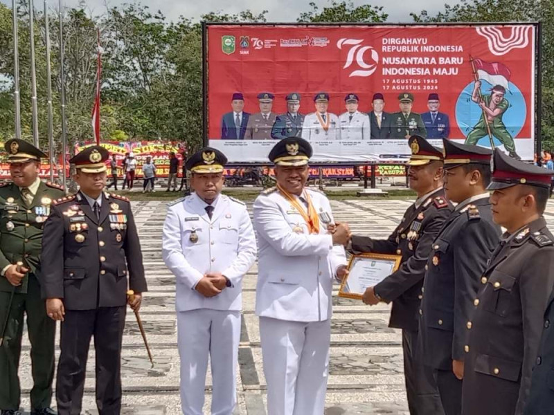 Gagalkan Peredaran Narkoba, Bupati Siak Apresiasi 8 Personil Polres