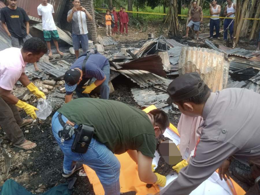 Mengerikan! Seorang Gadis di Kampar Riau Ditemukan Tewas Terbakar