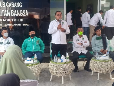 Vaksin Indonesia Bangkit PKB Inhil, Abdul Wahid Nyatakan Komitmen Gesa Herd Immunity