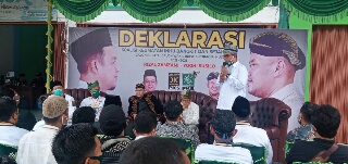 Sebelum Daftar ke KPU Pasangan Rizal Zamzami & Yoghi Susilo Lakukan Deklarasi