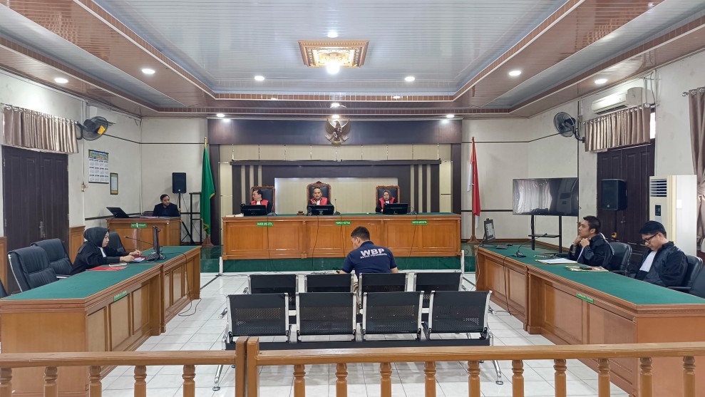 Didakwa Halangi Penyidikan, Jhonny Andrean Jalani Sidang Perdana di PN Tipikor Pekanbaru