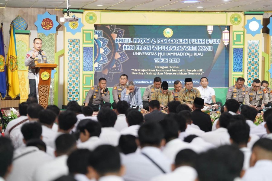 Menjelang Jambore Karhutla 2025, Kapolda Riau Ajak Mahasiswa UMRI Cinta Lingkungan