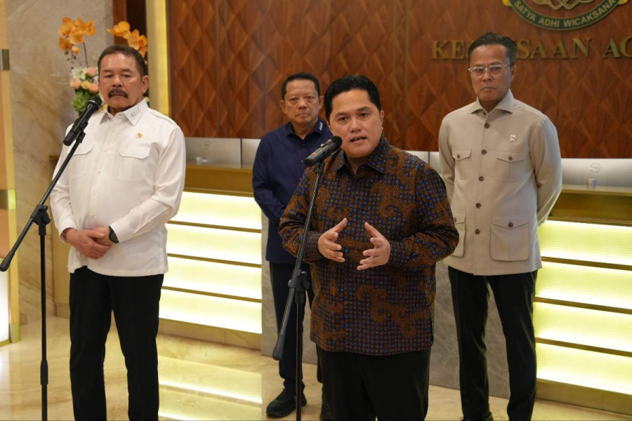 Perkara Belum Ingkrah, Burhanuddin-Erick Thohir Bahas Aset Sitaan PT Duta Palma Group