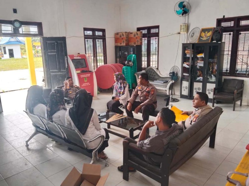 Binmas Polres Rohil Ajak Perangkat Desa Wujudkan Pilkada Damai 2024
