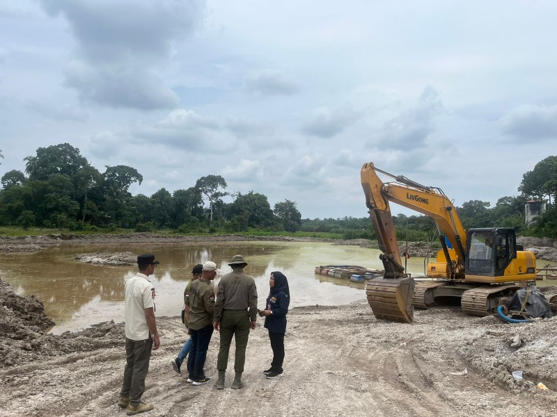 Pemprov Riau Segel Aktivitas Galian C PT Azul Makona Kreasindo