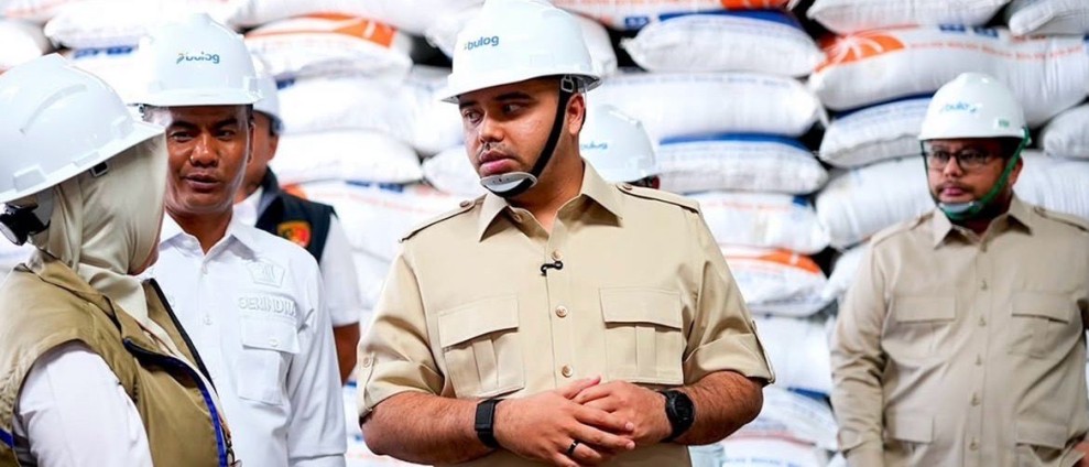 Pastikan Stok Beras Aman, Pimpinan DPRD Pekanbaru Tinjau Gudang Bulog