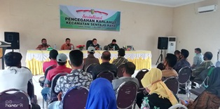 Camat Sentajo Raya & Koramil 02 Kuantan Tengah Himbau Warga Tidak Membakar Lahan