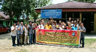 Polres Kuansing dan Wartawan Deklarasi Anti Hoax