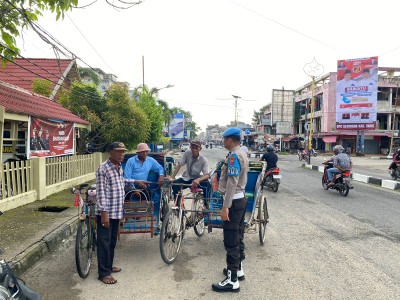 Polisi Minta Masyarakat Kawasan Pelabuhan Puri Tembilahan Jaga Persatuan Pilkada