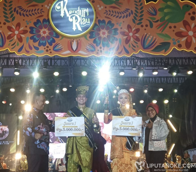Ini Bujang dan Dara Riau 2023, Berhak Sandang Duta Pariwisata Riau