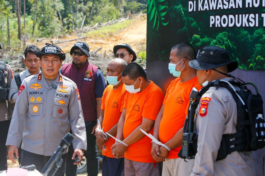 Tindak Tegas Perusakan Hutan, Polda Riau Tegaskan Komitmen Green Policing