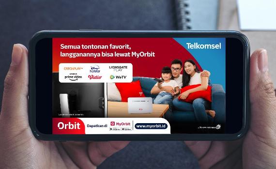 Hadirkan Kemudahan Akses Konten Hiburan Digital , Telkomsel Orbit Luncurkan Paket Khusus Entertainment