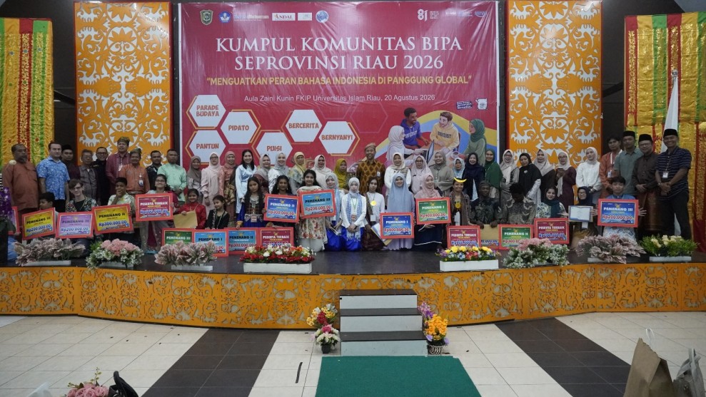 Hadirkan Peserta dari Puluhan Negara, Kepala Balai Bahasa Riau: Usaha Memperkuat Peran Bahasa Indonesia