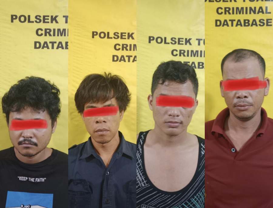 Polsek Tualang Amankan Pelaku Curat dan Penadah