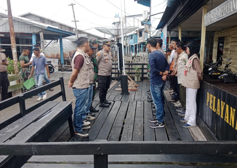 Pimpin Apel Penertiban APK, Kapolsek Concong Tekankan Azas Profesionalitas