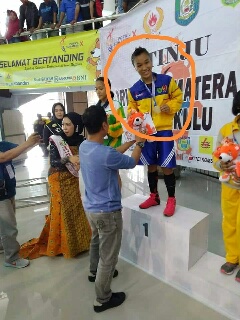 Cindi Chinora Asal Inhu Raih Mendali Emas, Satu Tiket Menuju PON di Papua