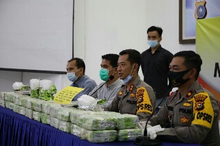 Tangkapan Kelas Kakap! 50 Kg Sabu Berhasil Diamankan Polres Inhil