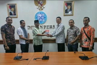 Diskominfo Inhil Kunjungi Dewan Pers