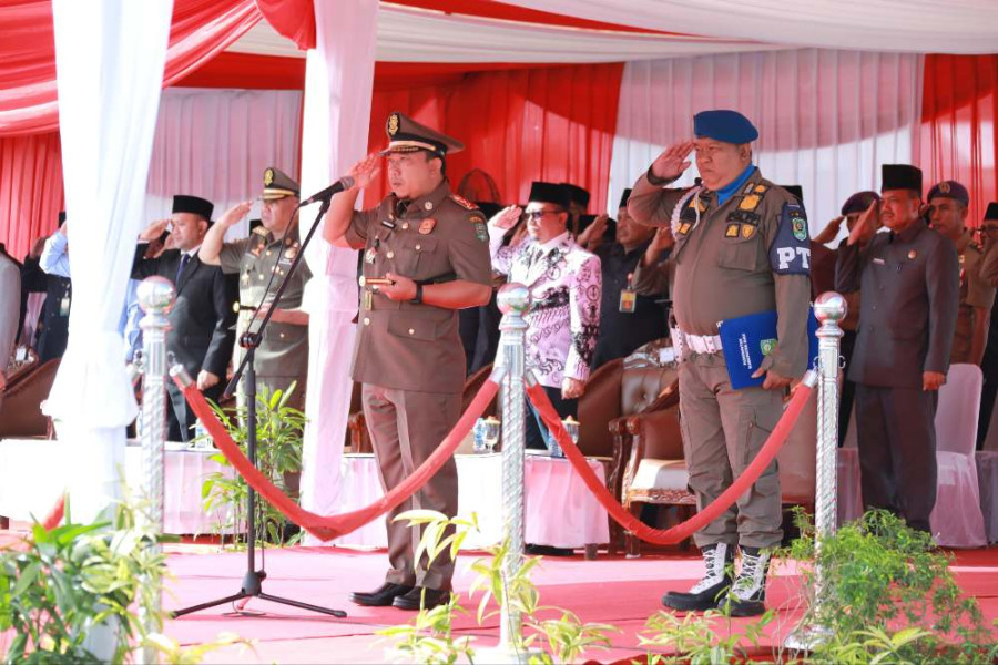 HUT ke-74, Satpol PP dan Satlinmas Komitmen Jaga Ketentraman dan Perlindungan Warga