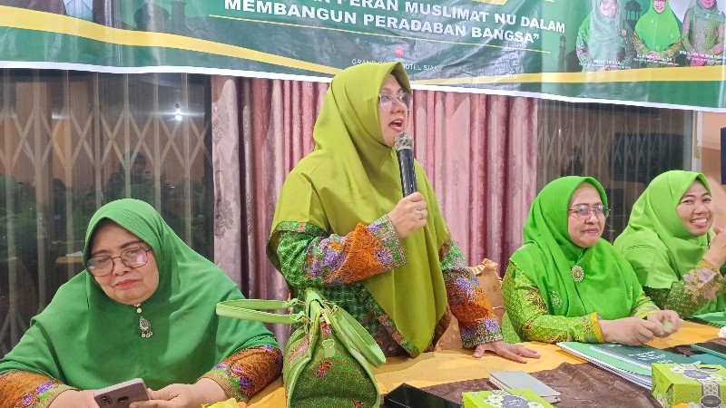 Aklamasi, Dr.Afni Z Pimpin Muslimat NU Kabupaten Siak Periode 2024-2029