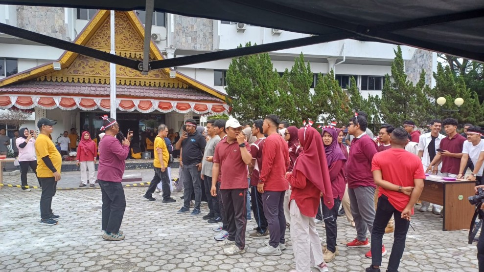 Semarak HUT Riau dan HUT RI, Diskominfotik Riau Gelar Lomba Antar Bidang