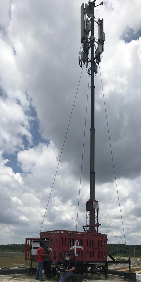 Telkomsel Hadirkan Compact Mobile BTS (Combat) 4G di Nagari Minangkabau 