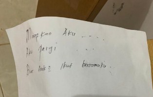 Tragis! Ibu Muda Gantung Diri, Tinggalkan Pesan di Secarik Kertas