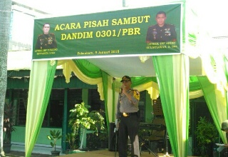 Kapolresta Hadiri Pisah Sambut Dandim 0301 Pekanbaru 