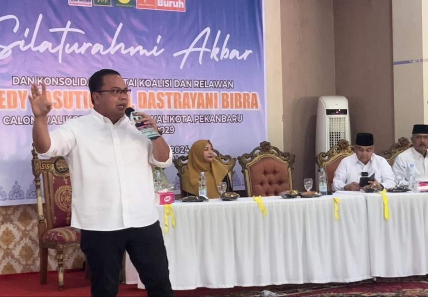 Cawako Yang Satu Ini Dinilai Jauh dari Permasalahan Hukum, Tidak Ada Alasan Tidak Mendukung Edy Natar-Destrayani Bibra