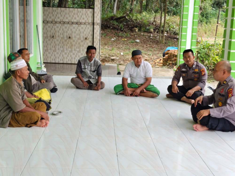 Sat Binmas Polres Rohul Ajak Masyarakat Sei Kuansing Jaga Situasi Kamtibmas Pilkada 2024