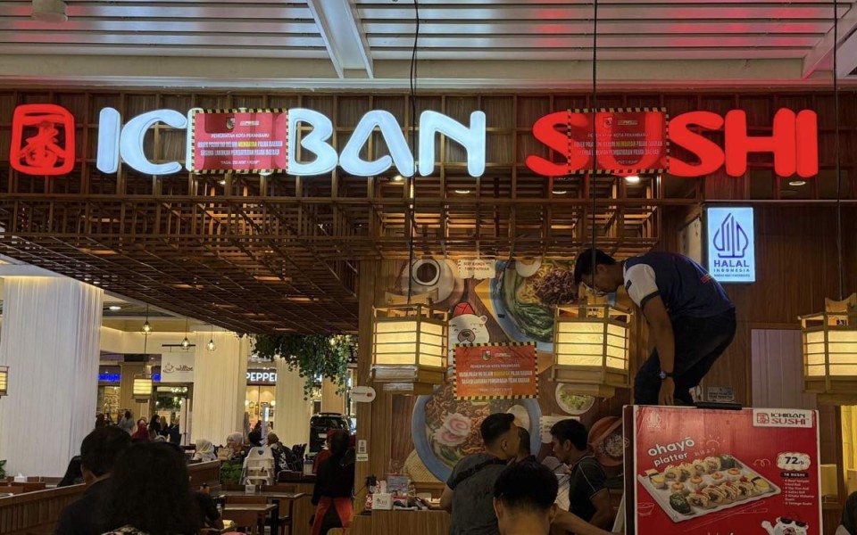 Bapenda Pekanbaru Segel 30 Restoran di Mall Ternama, Ini Dugaan Pelanggarannya