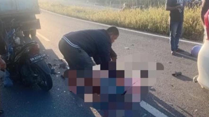 Kecelakaan Maut di Jalan Lingkar Bangkinang, Dua Orang Tewas
