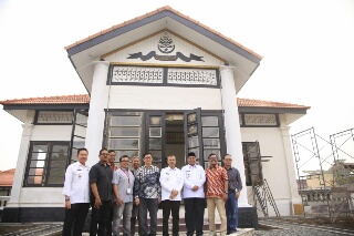 Gubri Syamsuar, Bupati Siak, RAPP, Tinjau Istana Peraduan