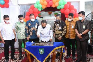 Wabup Bengkalis Resmikan Kedai Syariah Bantan BRK ke 173