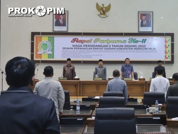 DPRD Inhil Gelar Rapat Paripurna ke II Masa Persidangan II