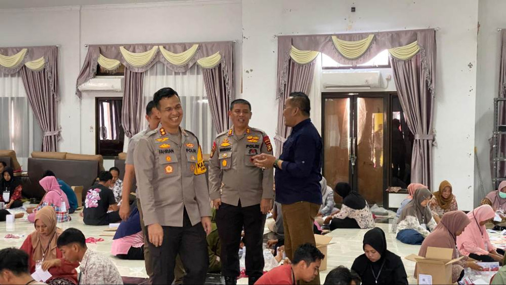 Supervisi Polda Riau,  Cek Logistik dan Kesiapan Polres Inhu Hadapi Pilkada