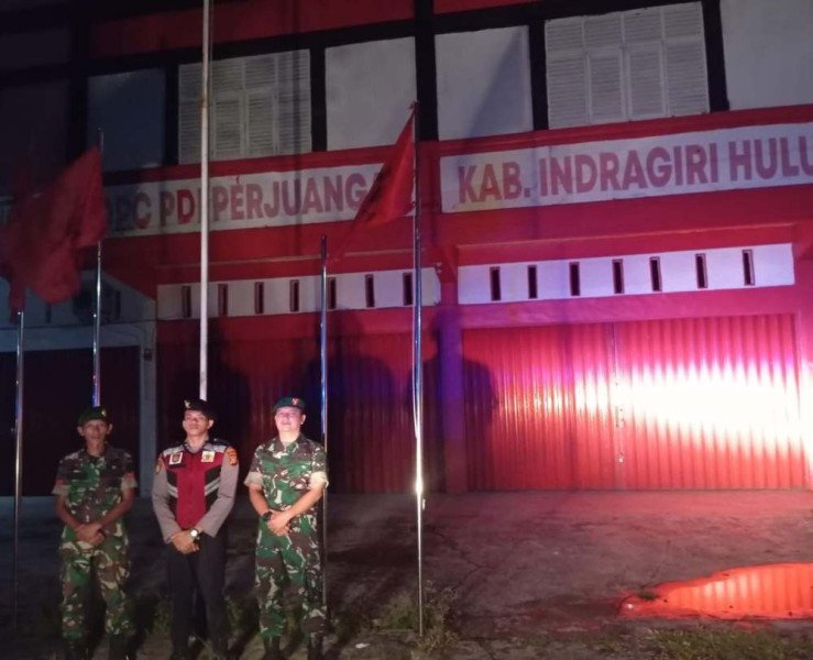 Patroli Gabungan Polres Inhu, Objek Penting Terkait Pilkada Menjadi Perhatian